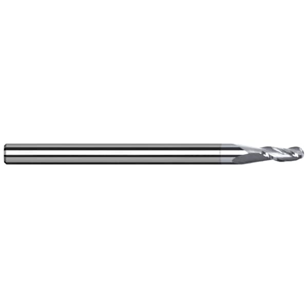 End Mill for Aluminum Alloys - Ball, 0.0310" (1/32)